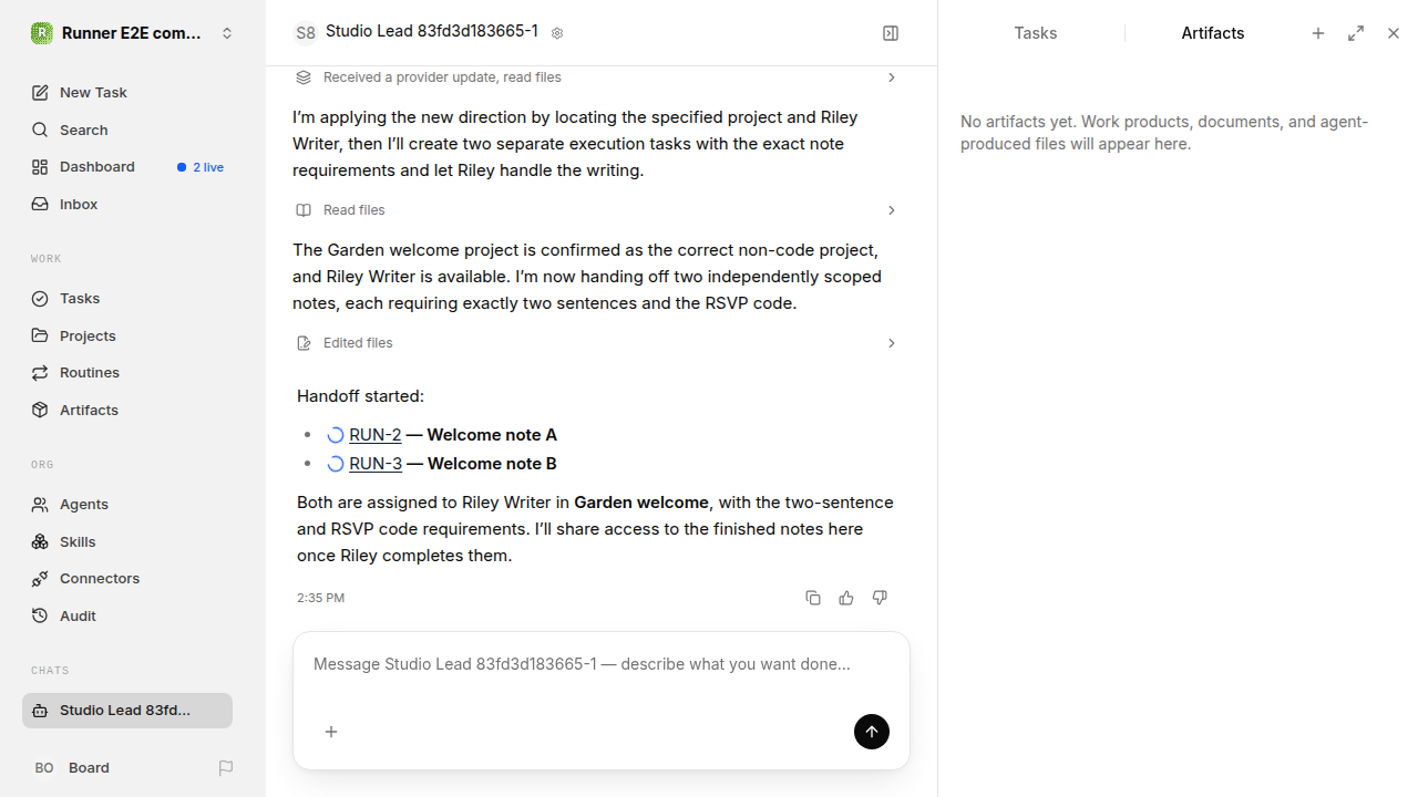 Chat is idle while Riley waits for the brief for completion-updates.runner-codex.local.handoff-completion-multiple