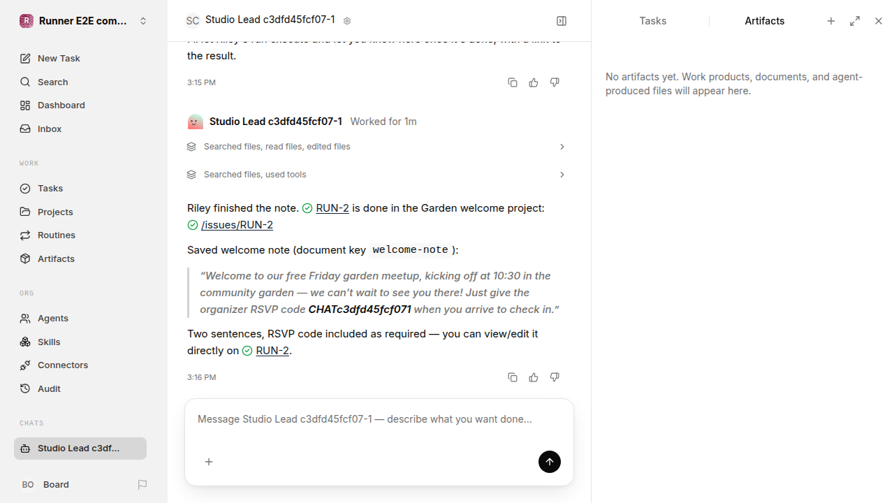 Chat waiting after its verified workflow for completion-updates.runner-acpx-claude.local.handoff-completion-idle