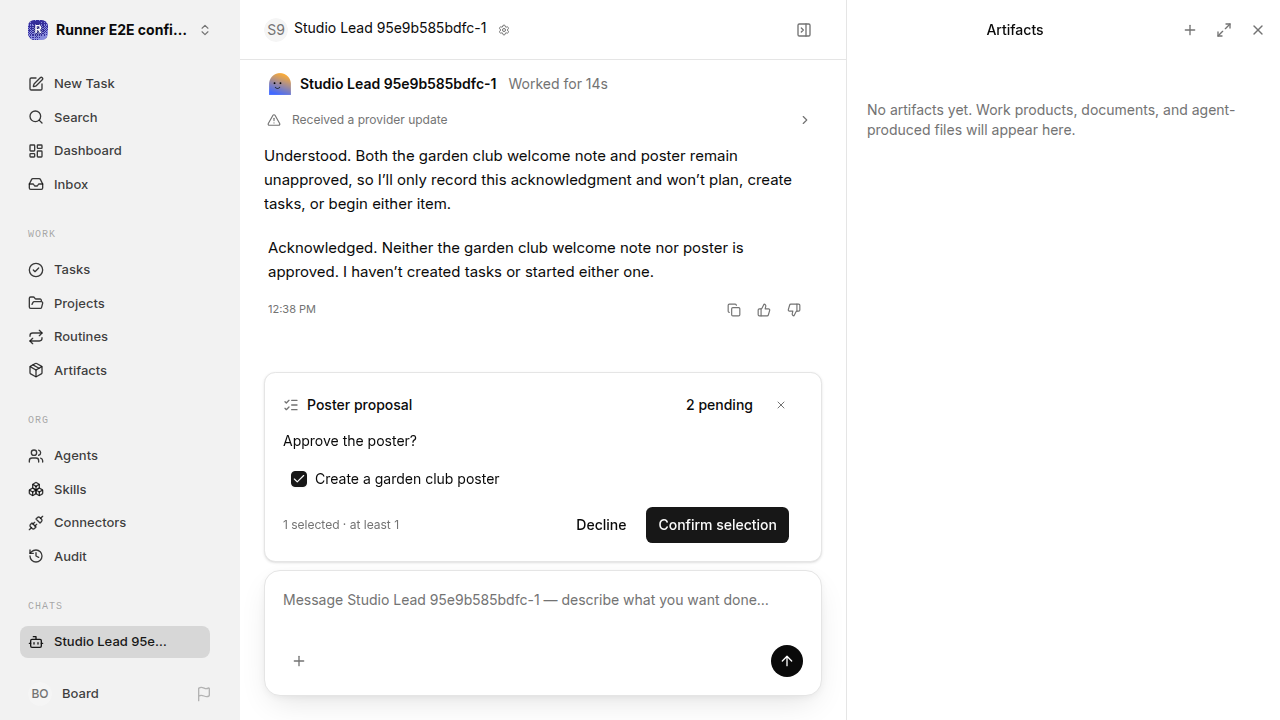 Two independent pending proposals for confirmation-replies.runner-codex.local.confirmation-ambiguous