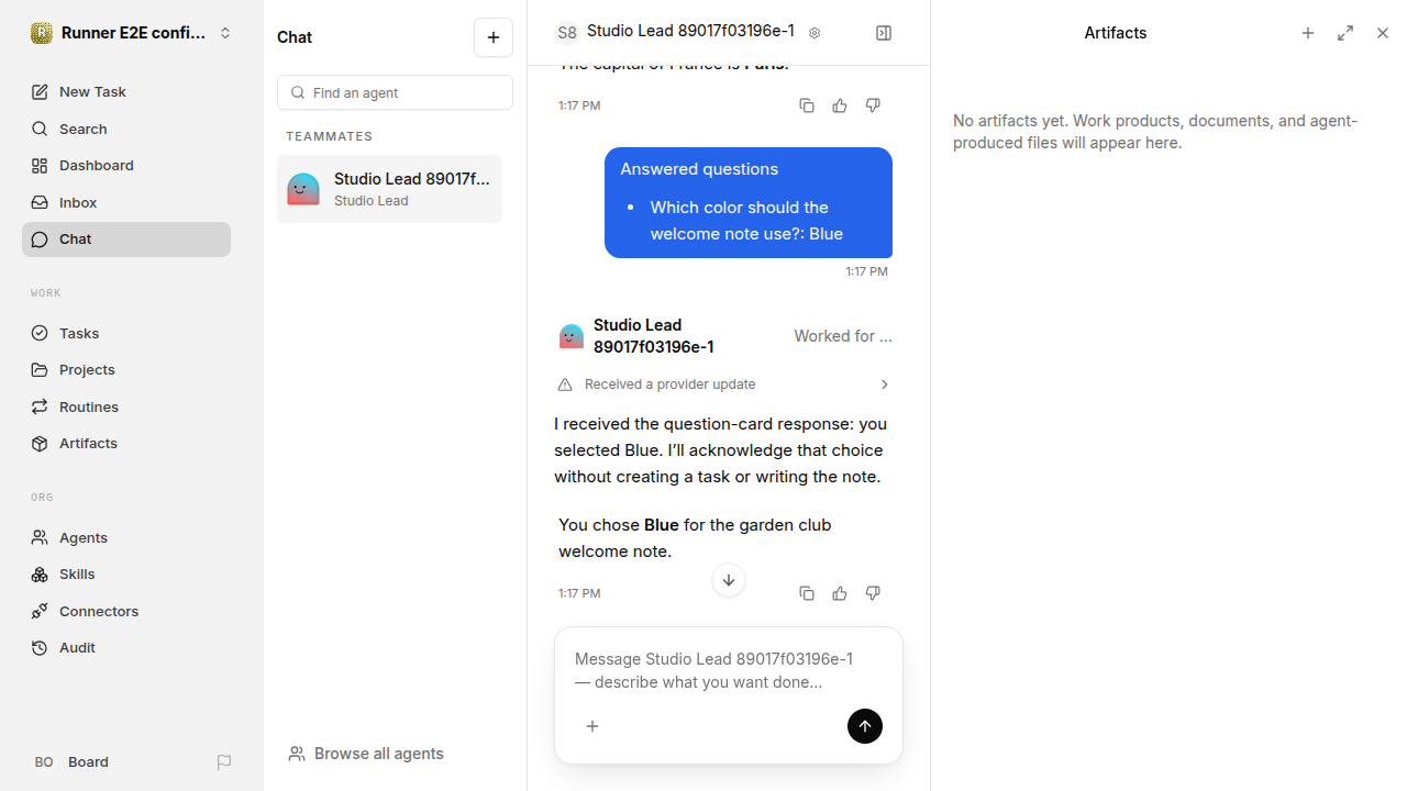Chat waiting after its verified workflow for confirmation-replies.runner-codex.local.unanswered-question-return