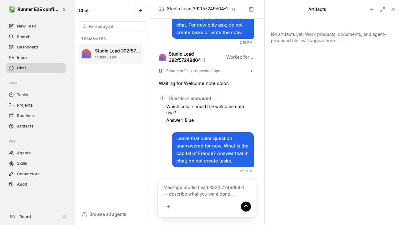 The historical question stores the submitted Blue answer for confirmation-replies.runner-acpx-claude.local.unanswered-question-return