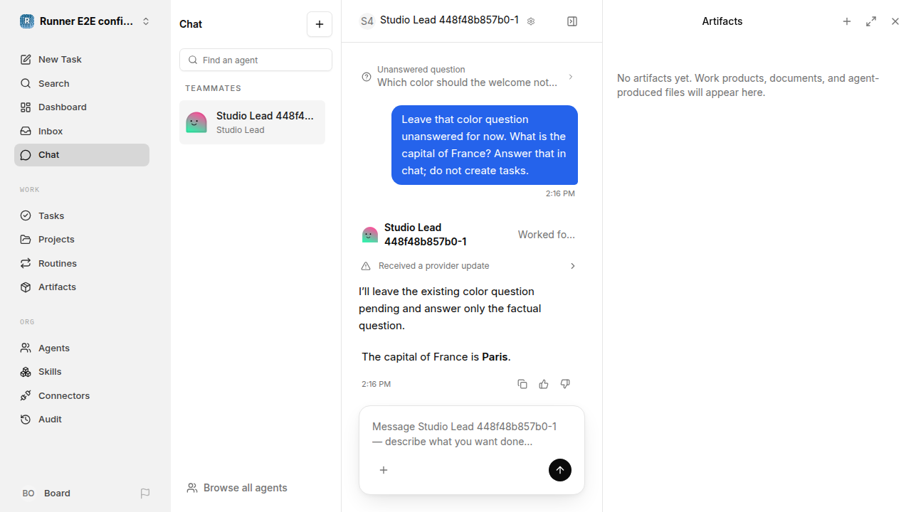 After reload: question stays in history without a duplicate composer reminder for confirmation-replies.runner-codex.local.unanswered-question-return