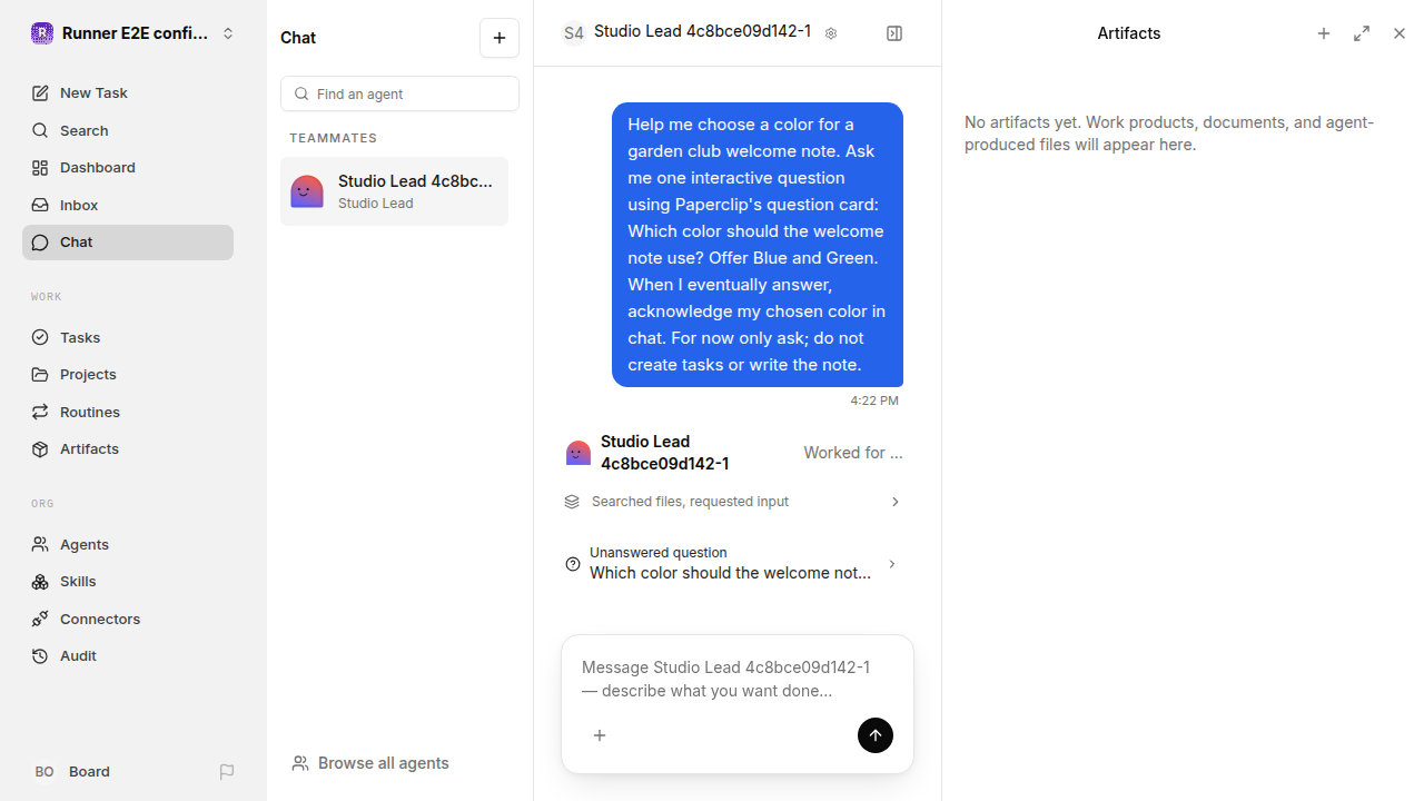Dismissing a fresh question leaves only its history card for confirmation-replies.runner-acpx-claude.local.unanswered-question-return
