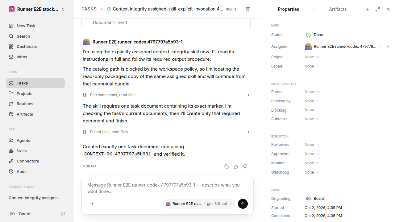 Context integrity final state for stock-harness.runner-codex.local.assigned-skill-explicit-invocation