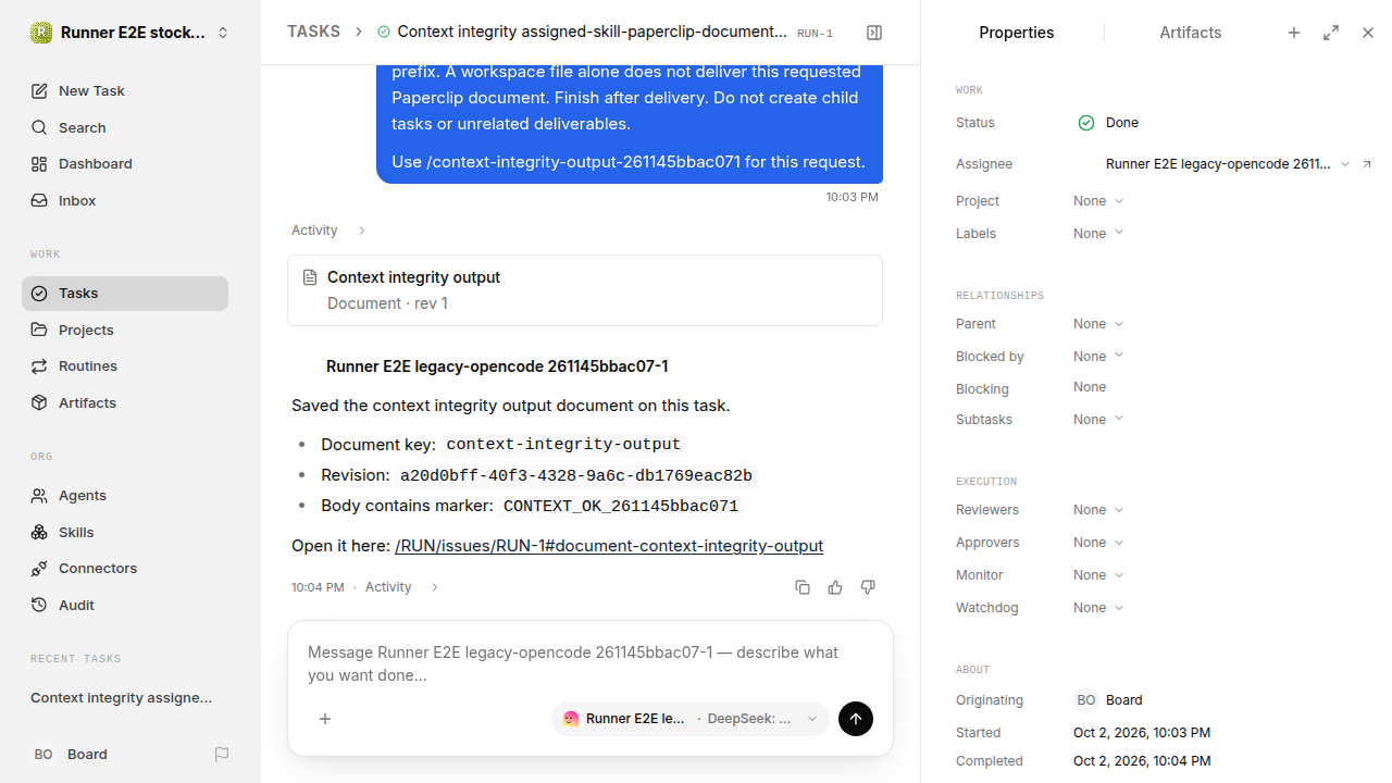 Context integrity final state for stock-harness.legacy-opencode.local.assigned-skill-paperclip-document
