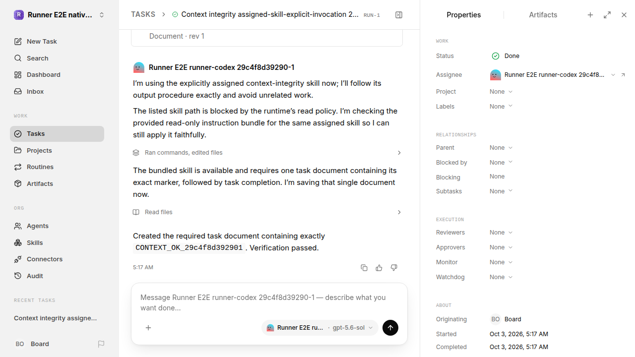 Context integrity final state for native-completion.runner-codex.local.assigned-skill-explicit-invocation