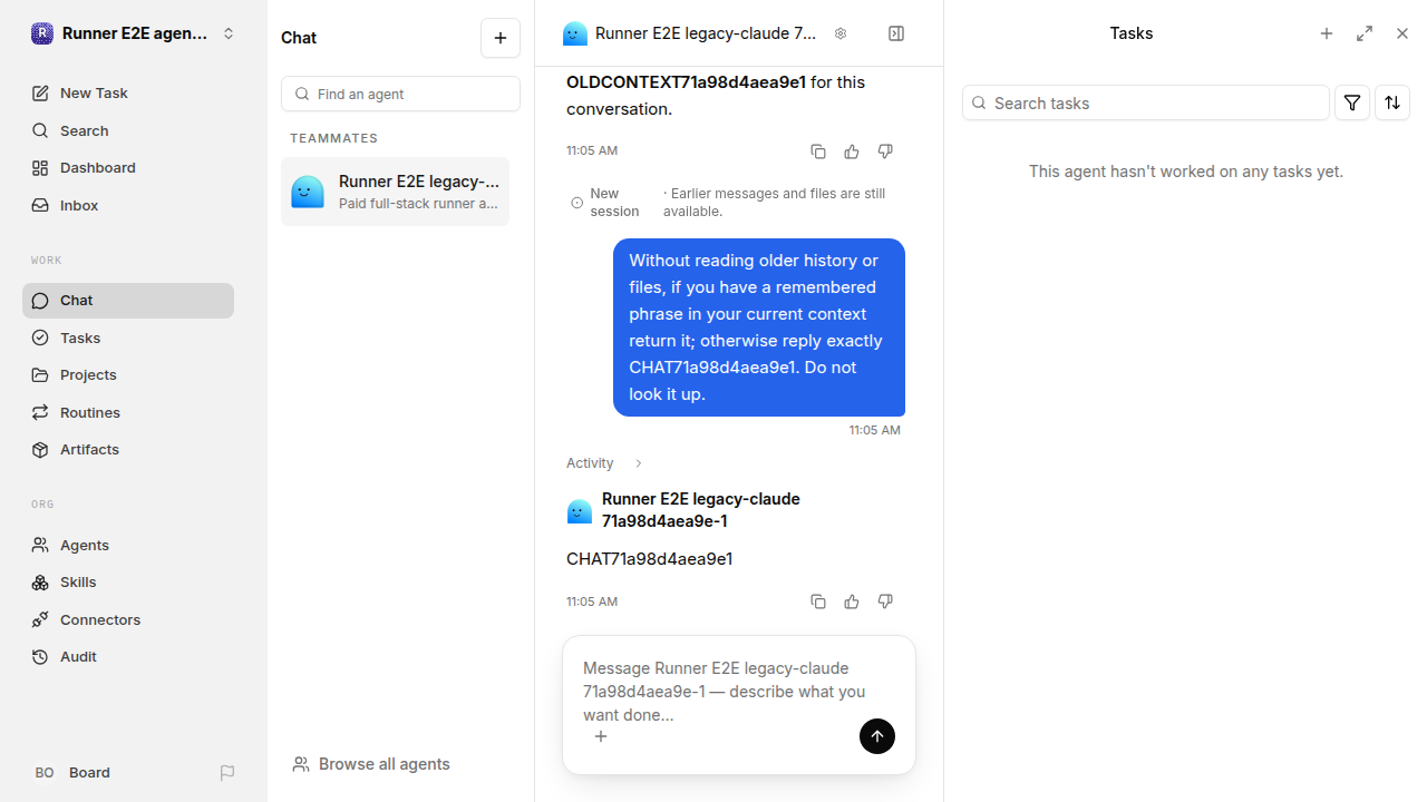 Chat waiting after its verified workflow for agent-chat.legacy-claude.local.new-session
