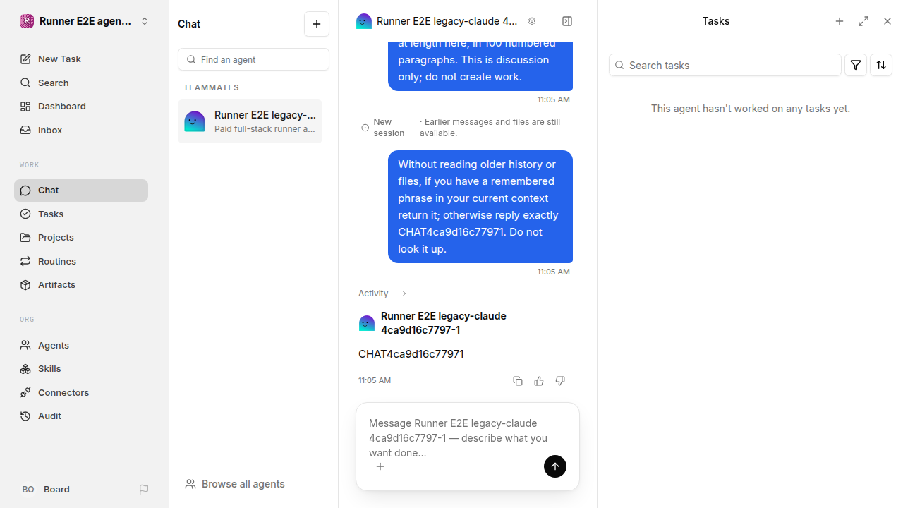 Chat waiting after its verified workflow for agent-chat.legacy-claude.local.stop-new-resume