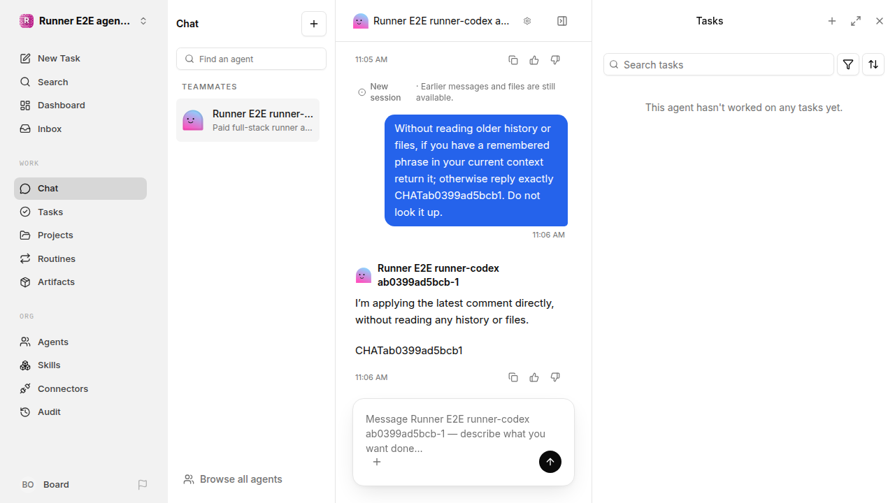 Chat waiting after its verified workflow for agent-chat.runner-codex.local.new-session