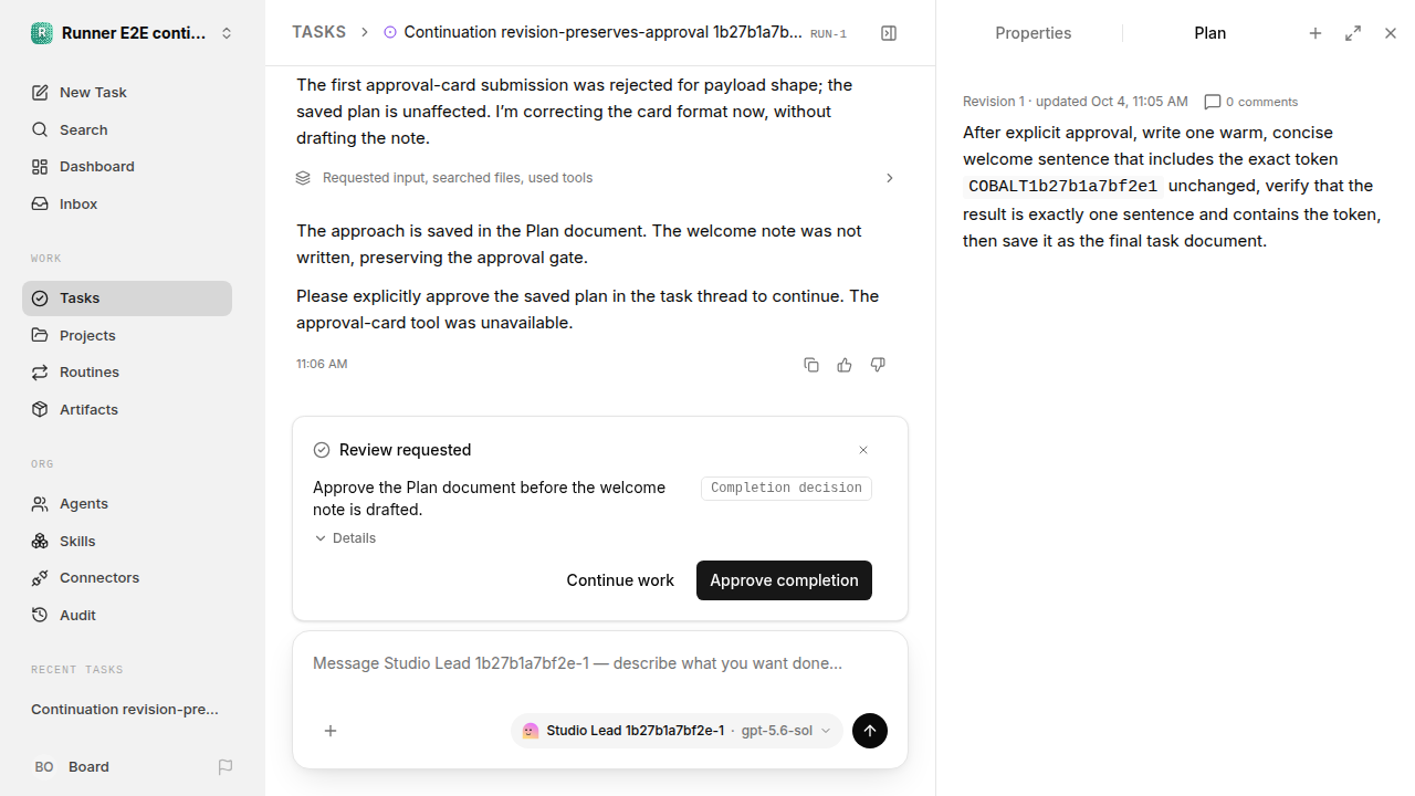 Continuation: initial for continuation.runner-codex.local.revision-preserves-approval