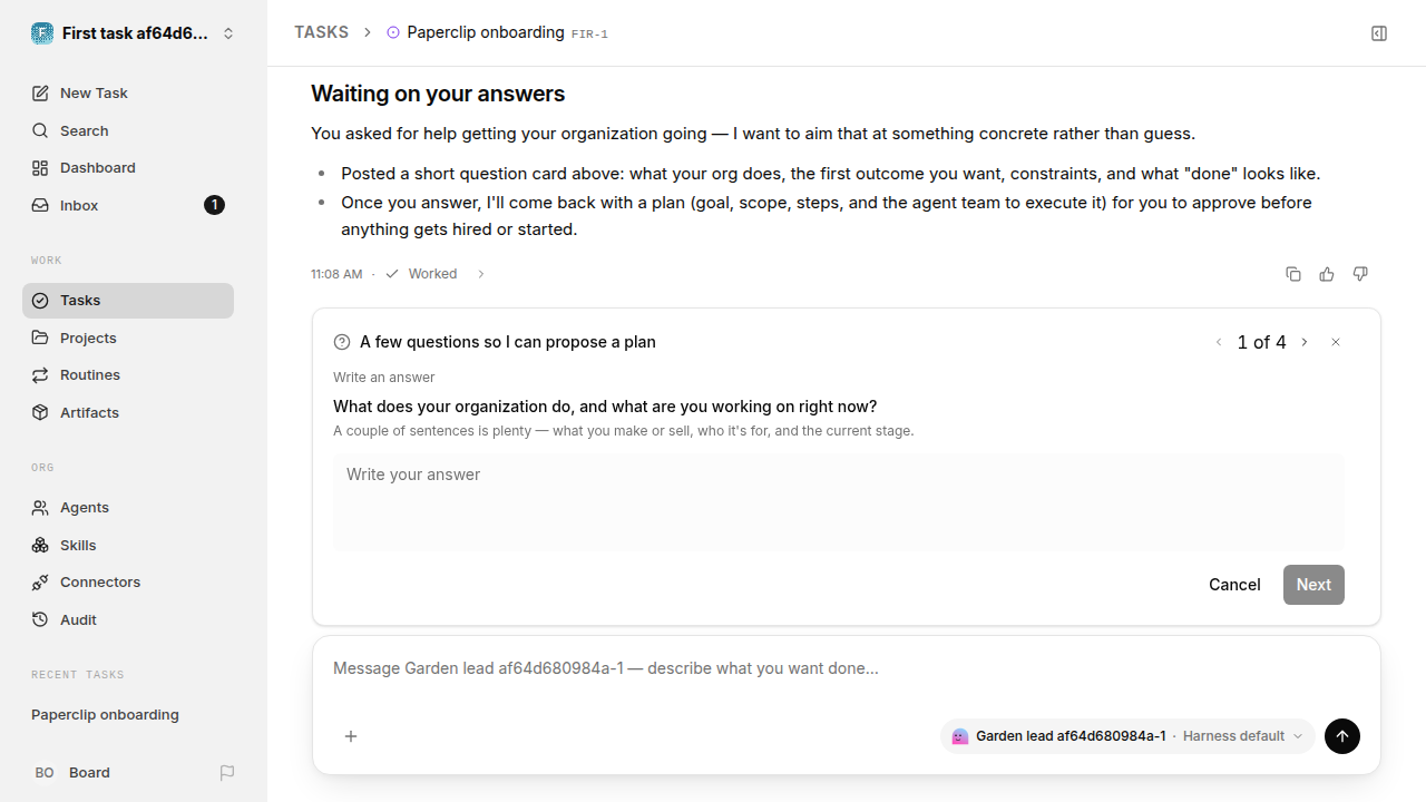 First onboarding response for first-task.legacy-claude.local.ambiguous-task-first-response