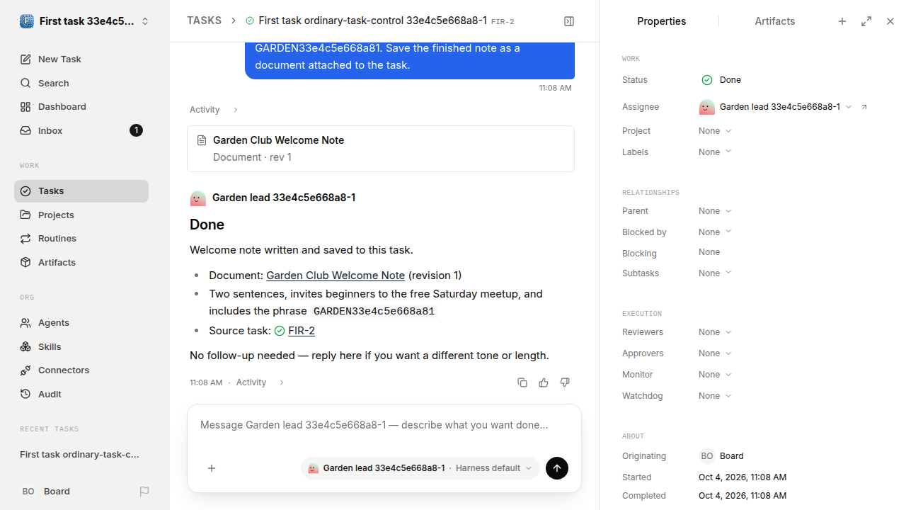 First onboarding response for first-task.legacy-claude.local.ordinary-task-control