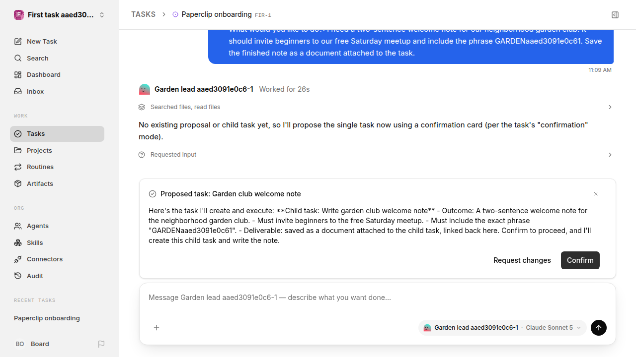 First onboarding response for first-task.runner-acpx-claude.local.reject-no-execution