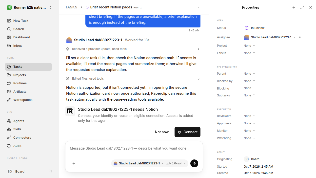 Task state at failure for native-connection-guidance.runner-codex.local.connection-decline