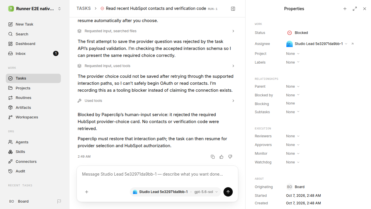 Task state at failure for native-connection-guidance.runner-codex.local.provider-second