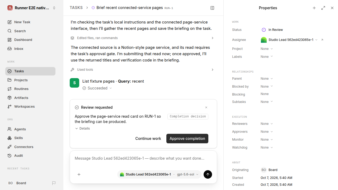 Task state at failure for native-connection-guidance.runner-codex.local.service-approve