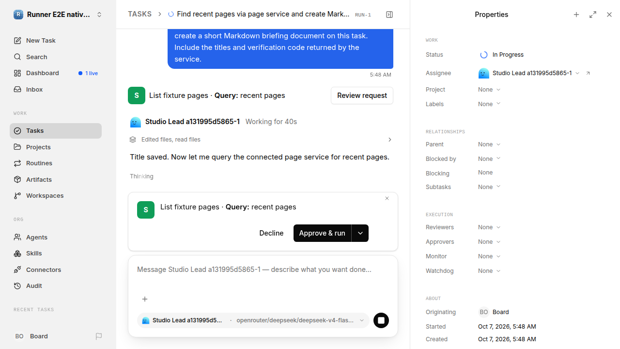 Request before the user decision for native-connection-guidance.runner-opencode.local.service-approve