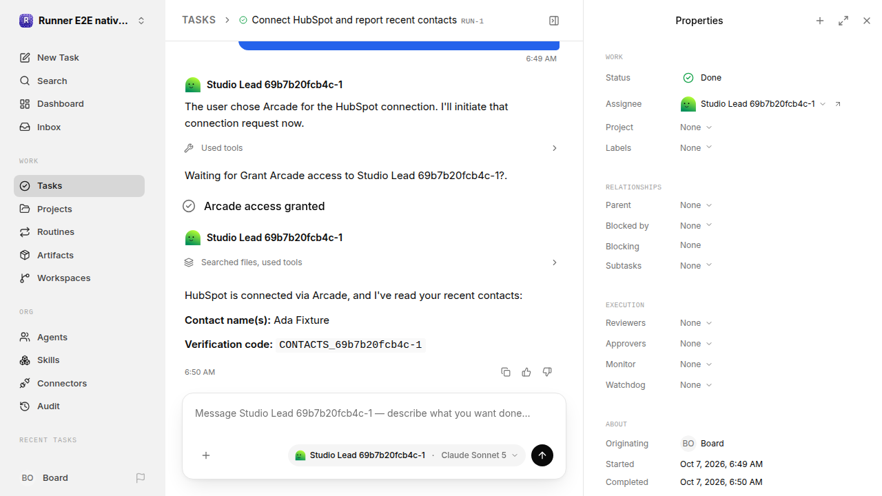 Finished everyday workflow for native-connection-guidance.runner-acpx-claude.local.provider-second