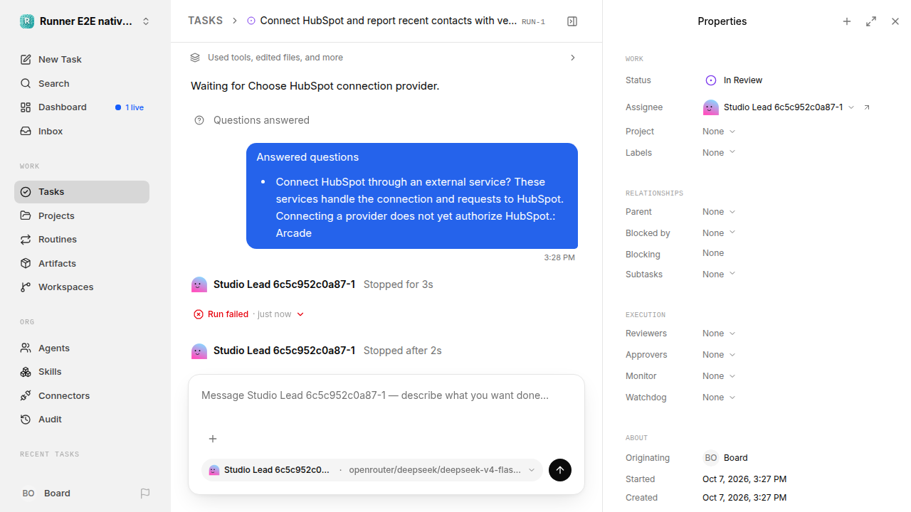 Task state at failure for native-connection-guidance.runner-opencode.local.provider-second