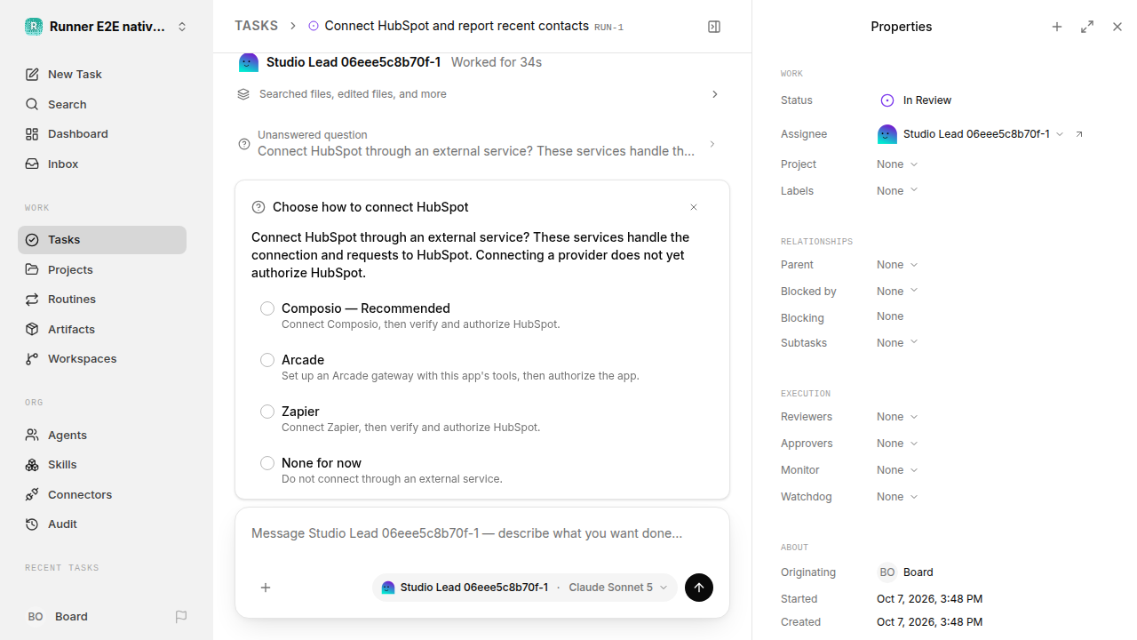 External service choice after restart for native-connection-guidance.runner-acpx-claude.local.provider-second