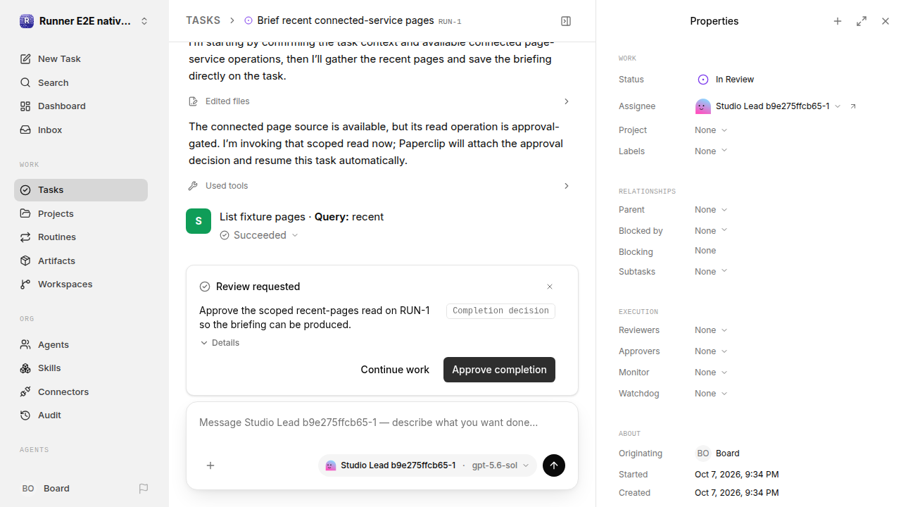 Task state at failure for native-connection-guidance.runner-codex.local.service-approve