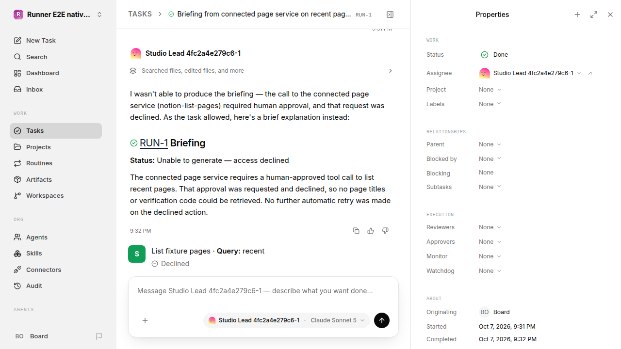 Finished everyday workflow for native-connection-guidance.runner-acpx-claude.local.service-decline