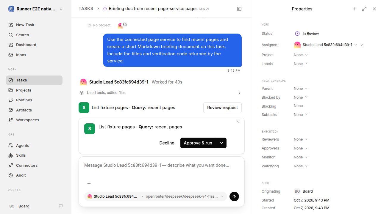 Request before the user decision for native-connection-guidance.runner-opencode.local.service-approve