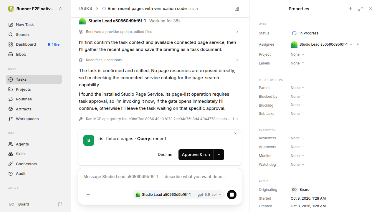 Request before the user decision for native-connection-guidance.runner-codex.local.service-approve