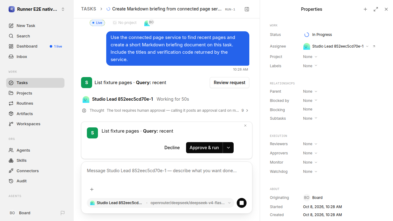Request before the user decision for native-connection-guidance.runner-opencode.local.service-approve